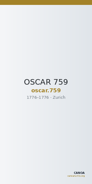 OSCAR 759 — CANOA