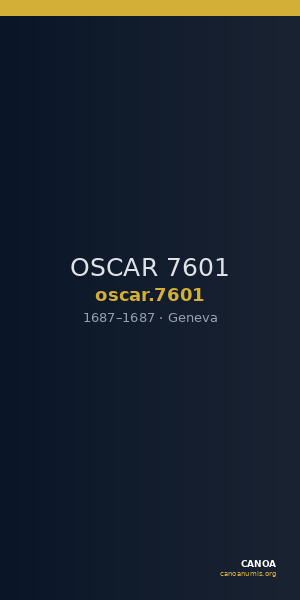 OSCAR 7601 — CANOA