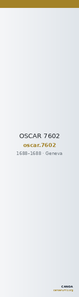 OSCAR 7602 — CANOA