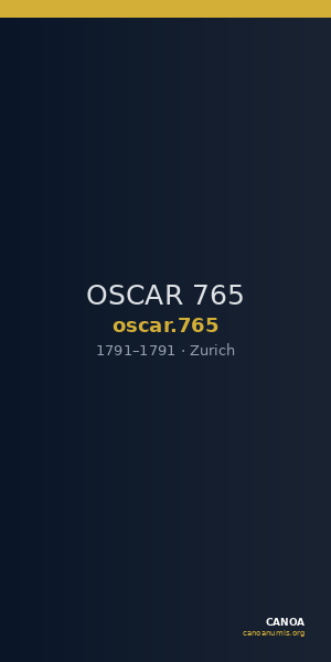OSCAR 765 — CANOA