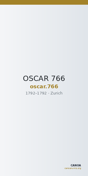 OSCAR 766 — CANOA