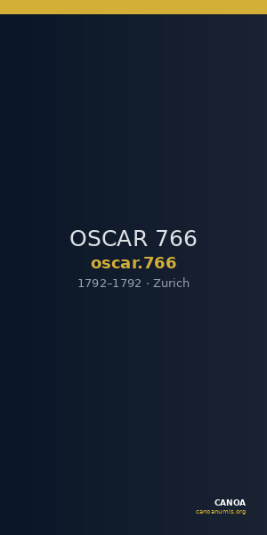OSCAR 766 — CANOA