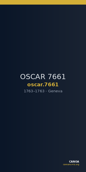 OSCAR 7661 — CANOA