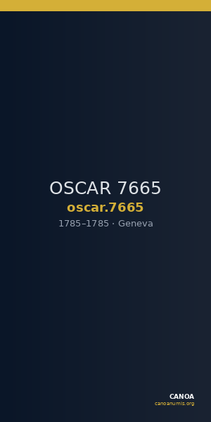 OSCAR 7665 — CANOA
