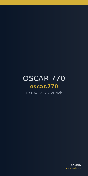 OSCAR 770 — CANOA