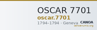 OSCAR 7701 — CANOA