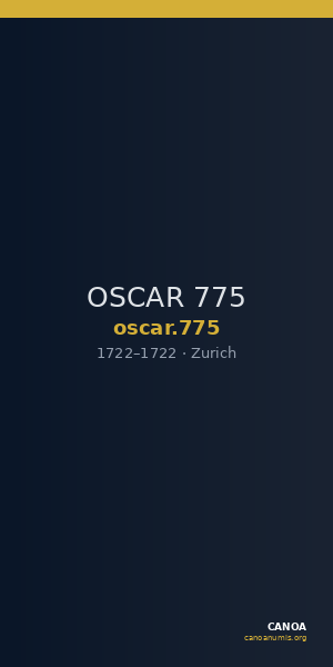 OSCAR 775 — CANOA