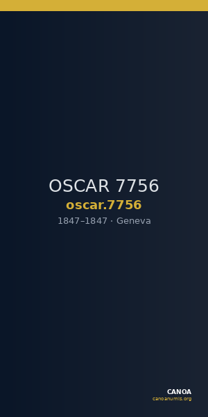 OSCAR 7756 — CANOA