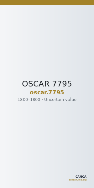 OSCAR 7795 — CANOA