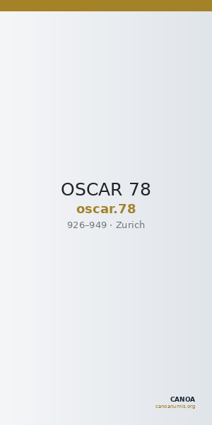 OSCAR 78 — CANOA