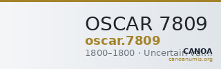 OSCAR 7809 — CANOA
