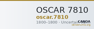 OSCAR 7810 — CANOA
