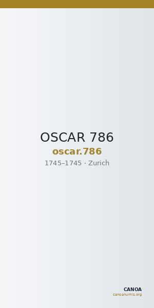 OSCAR 786 — CANOA