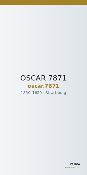OSCAR 7871 — CANOA