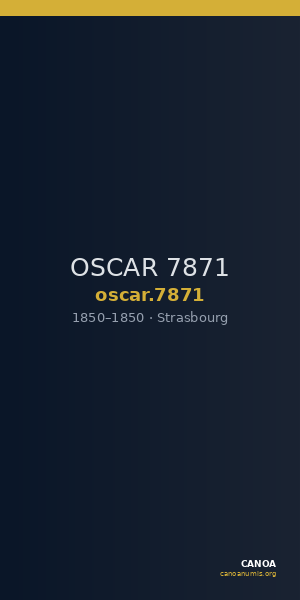 OSCAR 7871 — CANOA