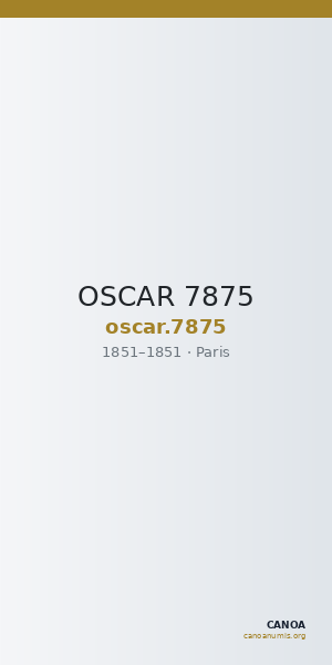 OSCAR 7875 — CANOA