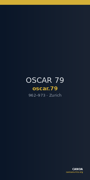 OSCAR 79 — CANOA