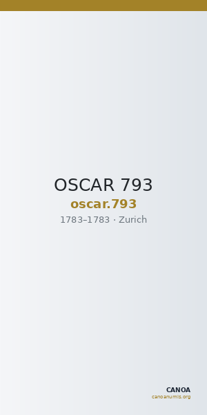 OSCAR 793 — CANOA