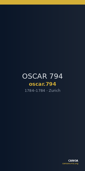 OSCAR 794 — CANOA