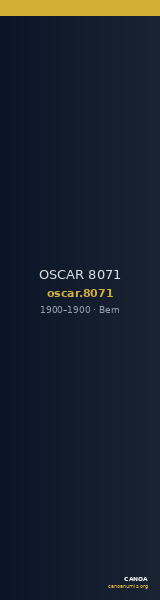 OSCAR 8071 — CANOA