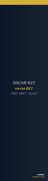 OSCAR 827 — CANOA