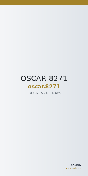 OSCAR 8271 — CANOA