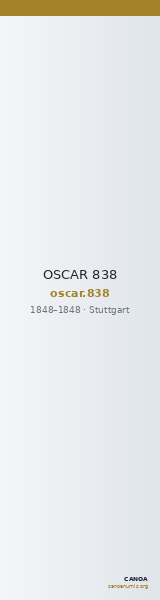 OSCAR 838 — CANOA