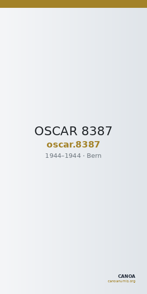 OSCAR 8387 — CANOA