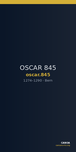 OSCAR 845 — CANOA