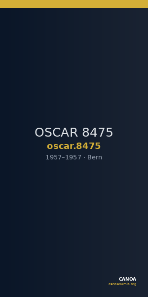 OSCAR 8475 — CANOA