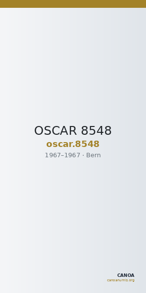 OSCAR 8548 — CANOA