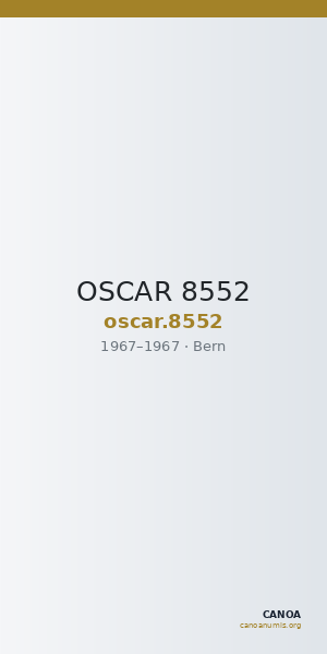 OSCAR 8552 — CANOA