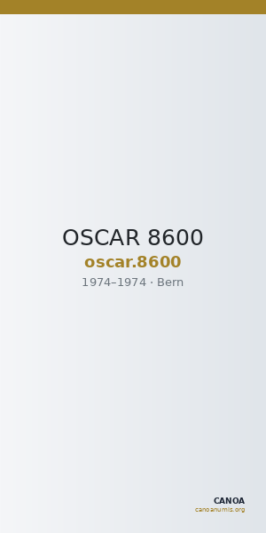 OSCAR 8600 — CANOA