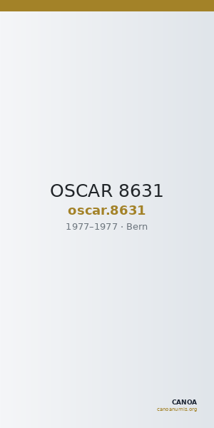 OSCAR 8631 — CANOA