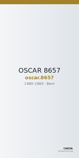 OSCAR 8657 — CANOA