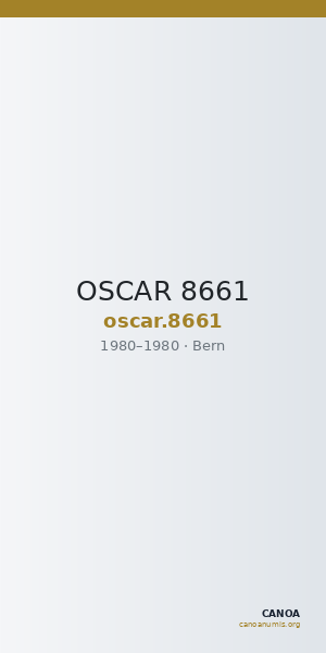 OSCAR 8661 — CANOA