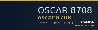 OSCAR 8708 — CANOA