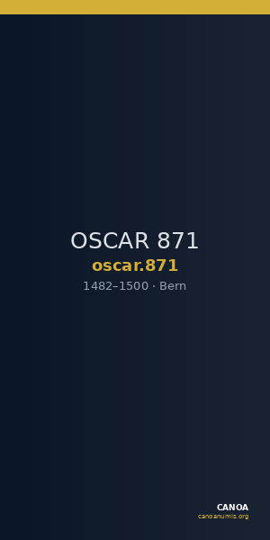 OSCAR 871 — CANOA