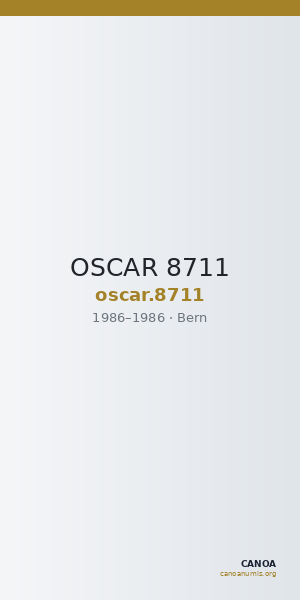 OSCAR 8711 — CANOA