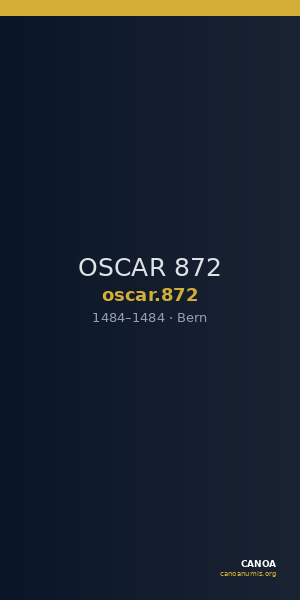 OSCAR 872 — CANOA