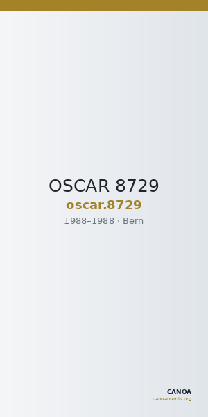 OSCAR 8729 — CANOA