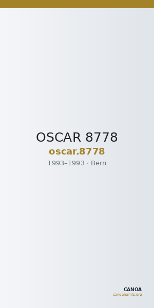 OSCAR 8778 — CANOA