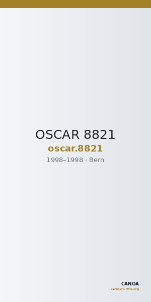 OSCAR 8821 — CANOA