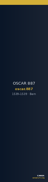 OSCAR 887 — CANOA