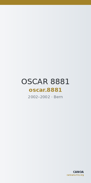 OSCAR 8881 — CANOA