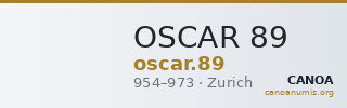 OSCAR 89 — CANOA
