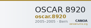 OSCAR 8920 — CANOA