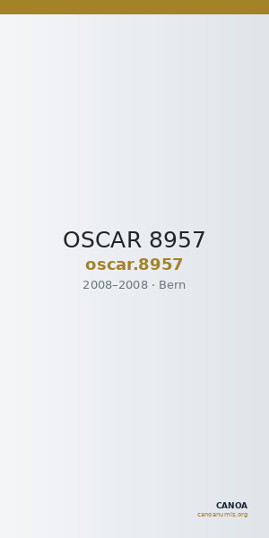 OSCAR 8957 — CANOA