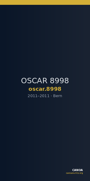 OSCAR 8998 — CANOA