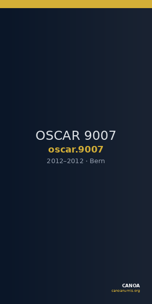 OSCAR 9007 — CANOA